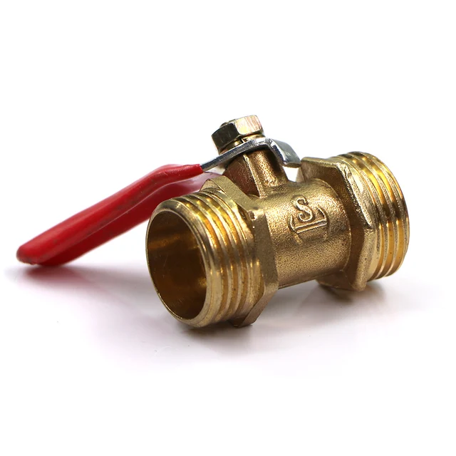 1Dcs 1/2 "Női X Férfi Szál Mini Sárgaréz Gömb Szelep Tömlő Adapter Gyors Csatlakozó Csatlakoztatása Javítás Az Öntözés Megállítja A Vizet - Image 6