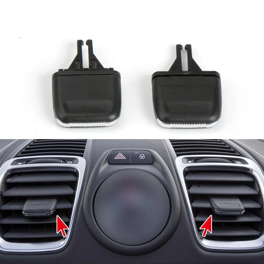 

Car Front Air Conditioner A/C Air Vent Outlet Tab Clip Repair Kit For Porsche Boxster Car Styling 2013-2015 98155214202