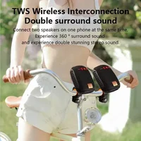 Outdoor Bicycle TG392 Bluetooth caixa de som Portable Wireless Sound Box TWS Handlebar Speaker Waterproof Subwoofer For Scooter 3