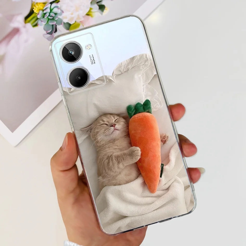 Cute Panda Cartoon Slim Soft Clear Silicone Phone Case