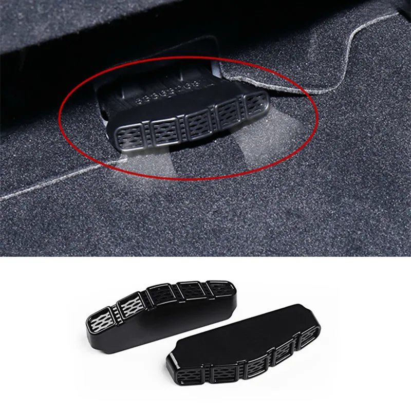 Car Under Seat Floor Rear A/C Heater Condizionatore D'Aria Duct Vent Outlet Cover Per Jeep Compass 2017-2021 Accessori Auto