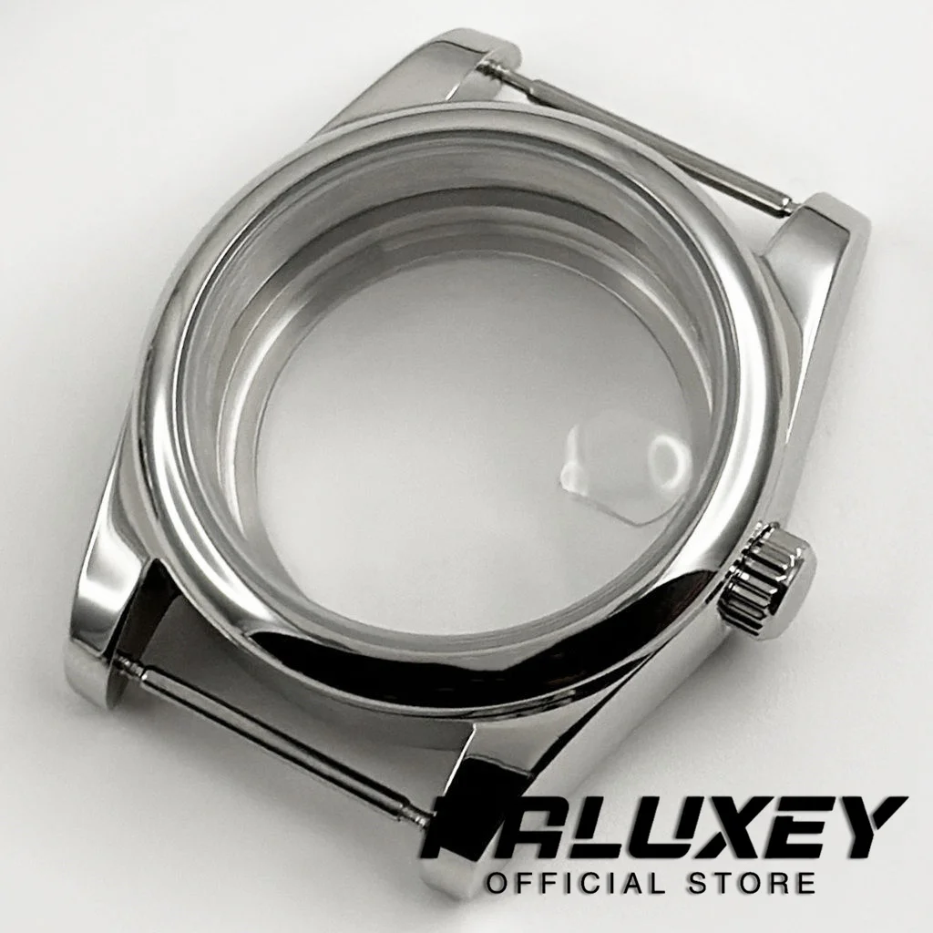 Elegant Smooth Polished Bezel Watch Case with Sapphire Crystal and Jubilee Bracelet, 36MM/40MM