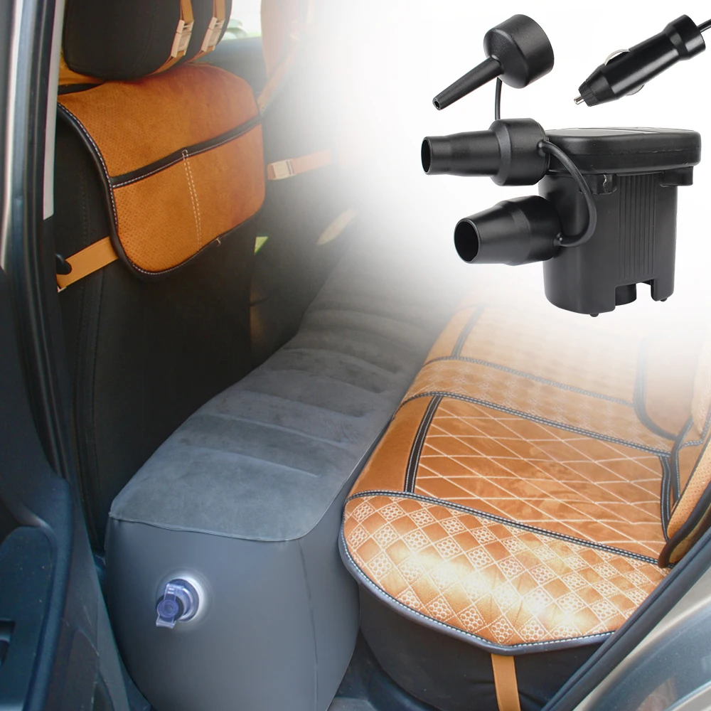 12V 4000PA 80W Inflator Cigar Lighter Adapter Electric Air Pump For Bed Mattress Car Pillows Camping Set Caravan Accessories