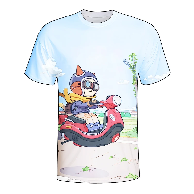 

2022 Brand Men's Summer Short Sleeve Three-dimensional Pattern 3d Printing Men's T-shirt Trendy Streetwear Size 5XL