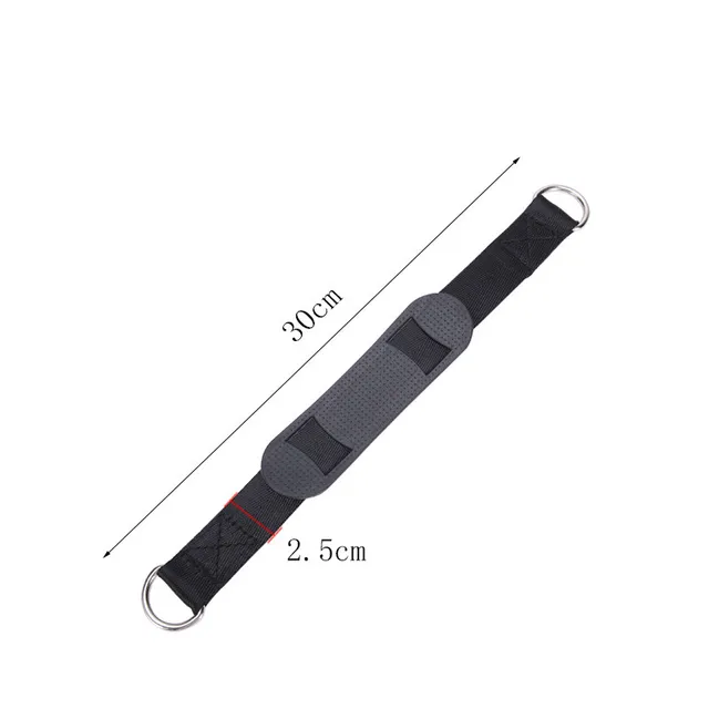 2pcs 12In Multifunctional Anti-Slip Safety Straps Fitness Ring Horizontal Bar Double-Layer Belts Sandbag Swing Connection Belts 2