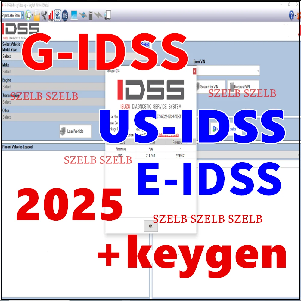 For Isuzu Truck Diagnostic Software Global G-IDSS US-IDSS E-IDSS 10. ...