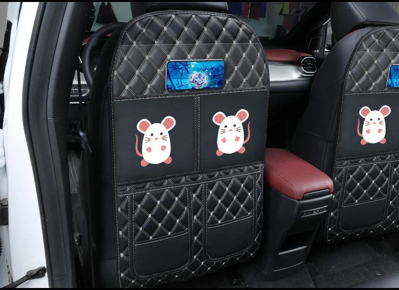 Car Seat Anti-kick Pad Car Sticker Rear Safety Seat Anti-wear Pad Child Rear Interior Backrest Protective