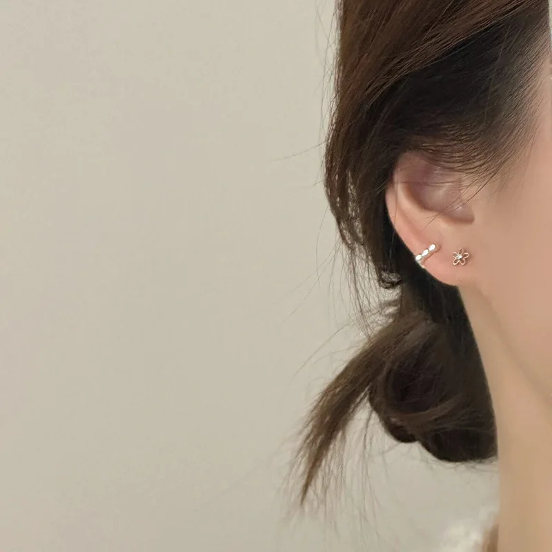 Clip Earrings Love Heart Earrings Love Ear Clip Korean Style Light Luxury Minority Female Online Influencer Same Style Earrings CommuterinsHeart-Shaped