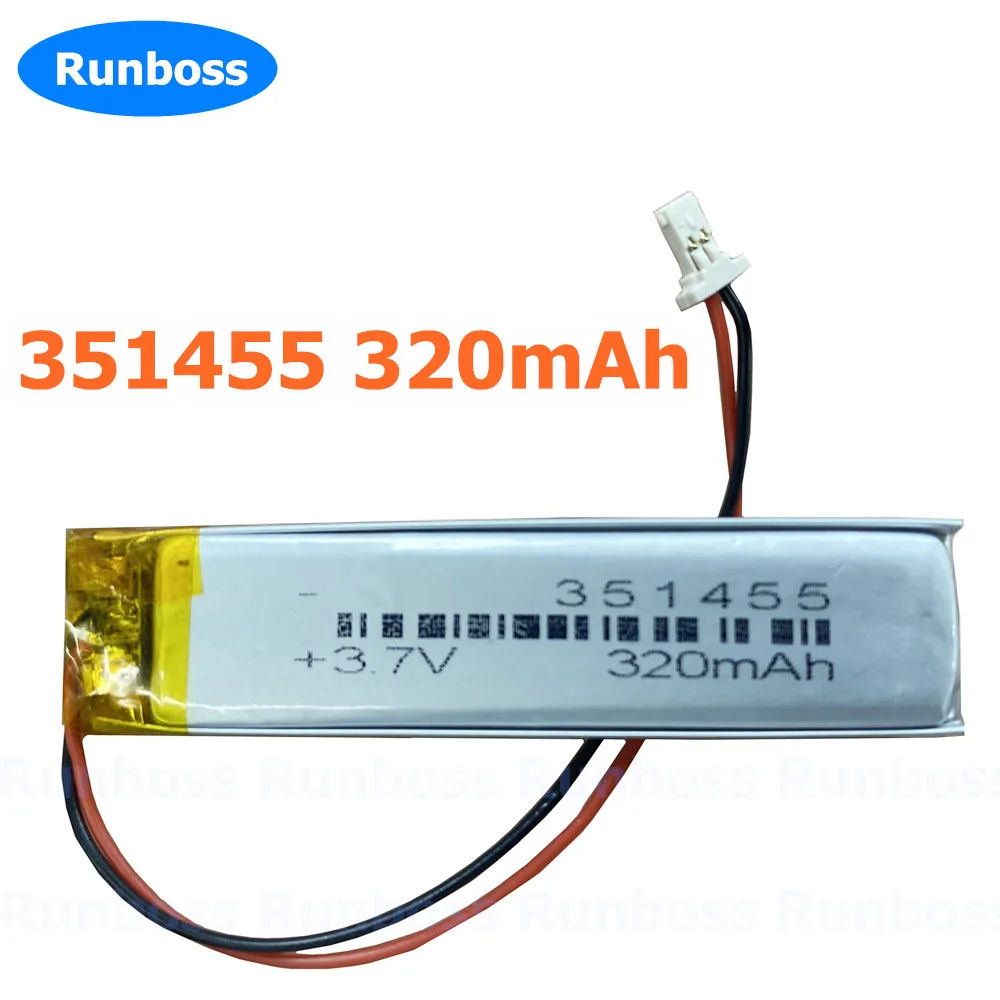 351455 320 мАч литий-полимерная батарея 3,7 в для Bluetooth стереочтения Shinco X6 ручка для записи F188 камера A20 беспроводная мышь