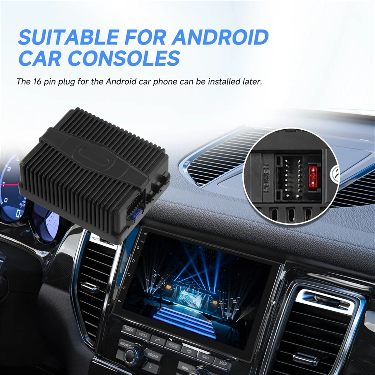 Car o Amplifier 9-16V DAP Sound Equalizer DSP Amplifier Box HiFi Sound DAP Chip Processor For Car Radio