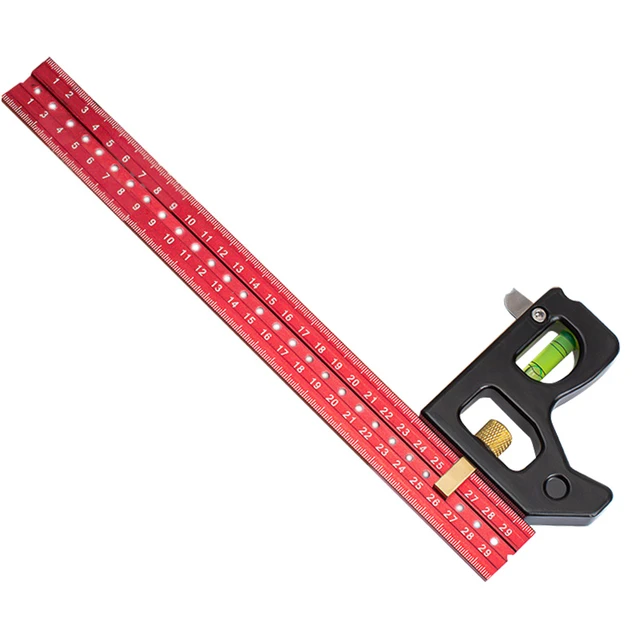 3d Right Angle Ruler 45/90 ° Scoring Assistant Multifunctional Woodworking  Center Line Drawing Ruler Precision Measuring Tool - AliExpress