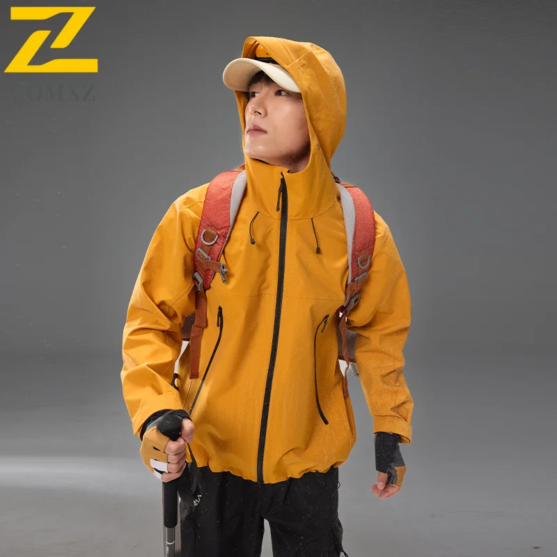 Hard Shell Jacket 2025 Couple Waterproof Windproof Autumn Winter Outdoor Hiking Functional Coat Men Women Unisex Breathable