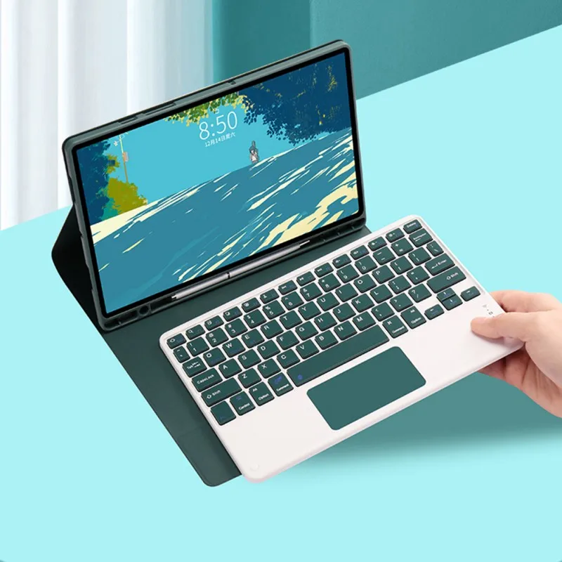 

Touchpad Keyboard Case For Samsung Galaxy Tab A8 10.5 X200 A7 10.4 T500 Tab S6 Lite P610 S7 EF Plus 12.4 T970 Tablet Cover