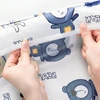 Feeding Bib for Baby Boys Girl 6M-4Y Waterproof Bib Apron Smock with Table Cover Infant Mess-Free Kid Full Coverage Bib 5
