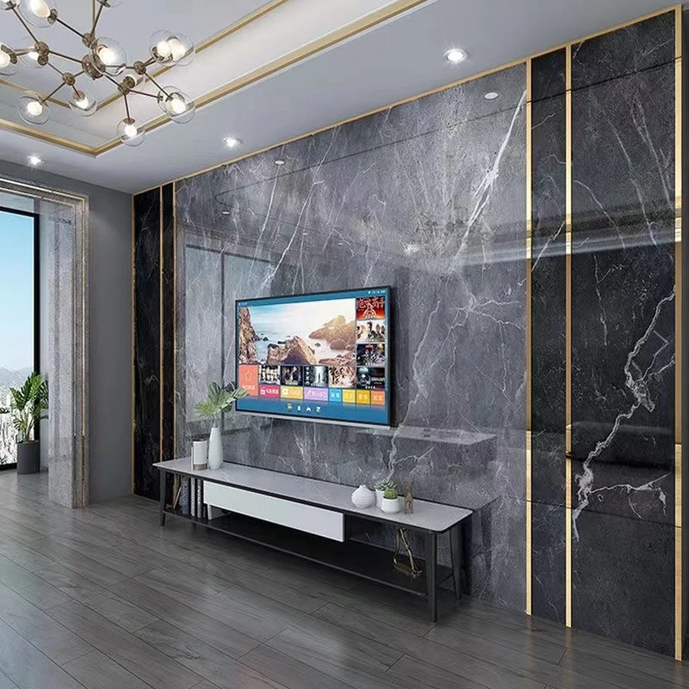 1 롤 벽 스티커 가장자리 스트립 장식 거실 스테인레스 스틸 배경 벽 타일 스트립 가장자리 트림 천장 가장자리