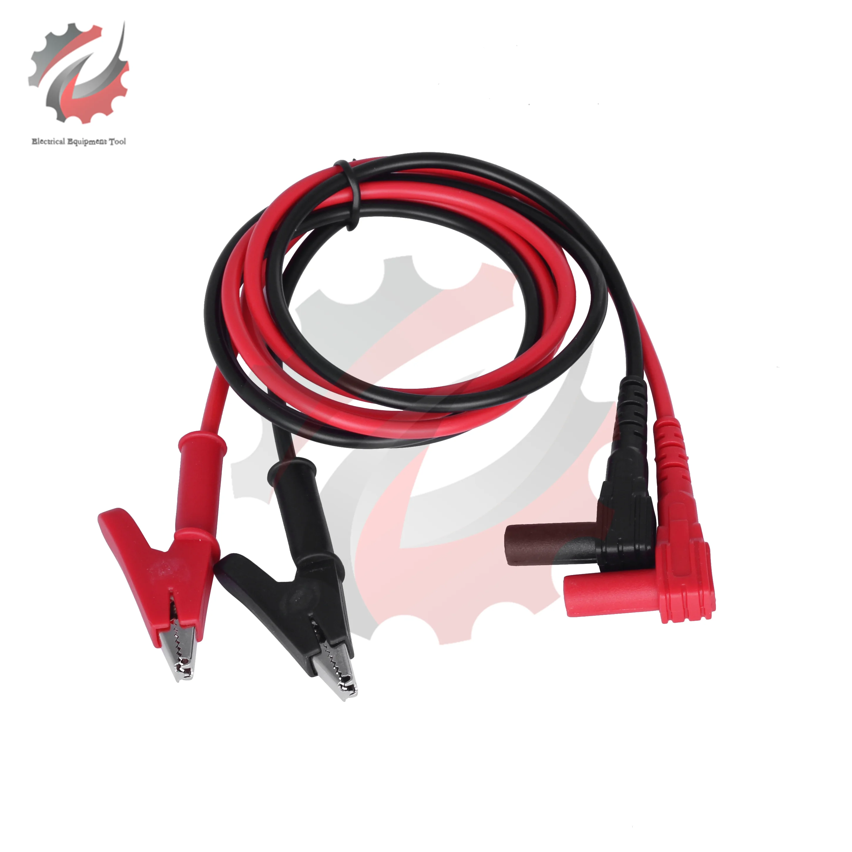 4MM 20A Alligator Clip to Banana Plug Test Cable Lead Connector Dual Probe 35mm Crocodile Clip Multimeter Measure Tool
