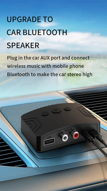 Adattatore Bluetooth 5.2 Con NFC - Per Auto, Casa, AUX/RCA, Supporta USB E TF Card
