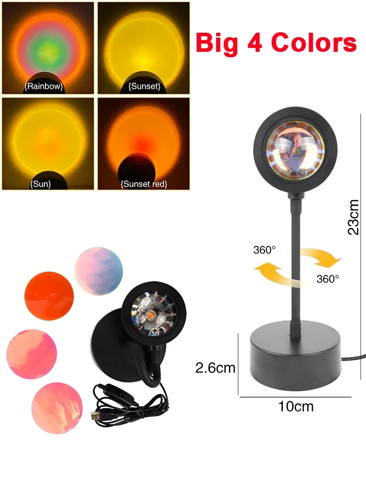 ตัวเลือกสินค้า Rainbow Sunset LED Wall Light