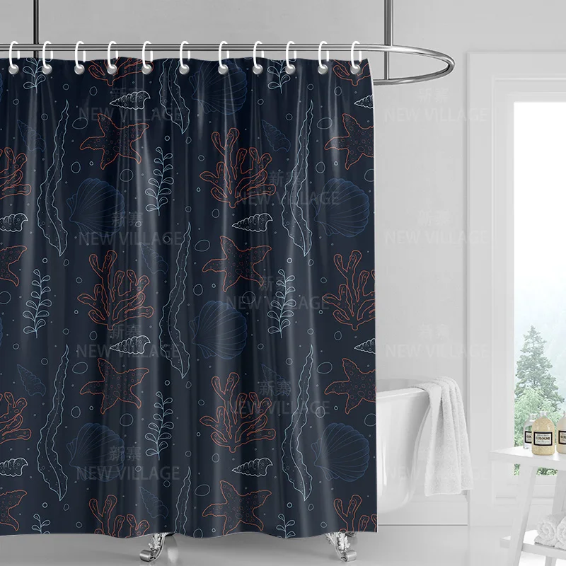 Tenda Doccia Impermeabile PEVA 180x180 Cm – Motivo Quadri Colorato, Con 12 Ganci E Occhielli Metallici, Lavabile