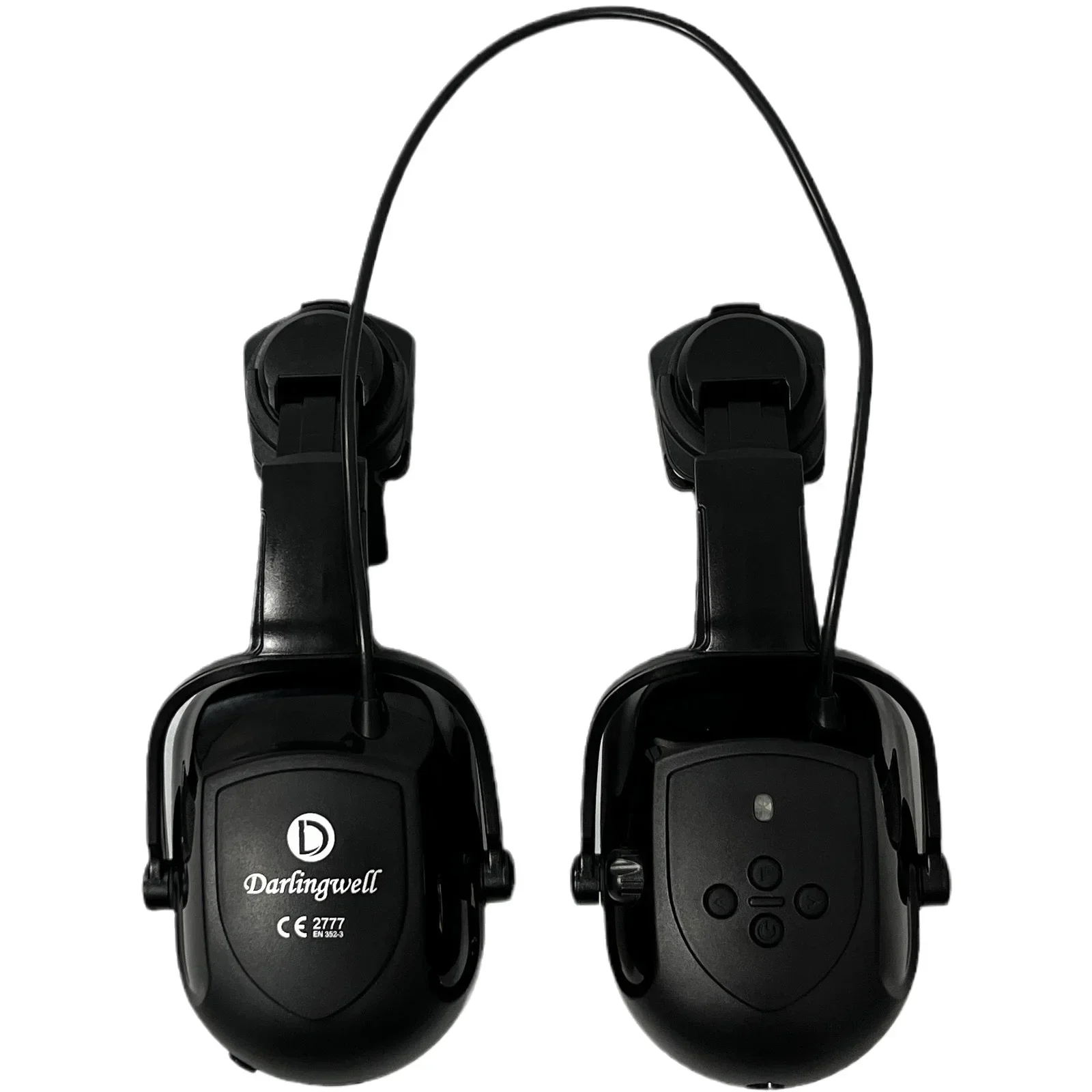 

CE Bluetooth Ear Muffs Adjustable Cap-mounted Earmuff Safety Helmet Attachable Safety Hard Hat Earmuff Hearing Protection