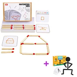 Montessori Wooden Educational Puzzle Toy for Kids - Hands - On Learning and Fun Activity Board (NB220C3 - 1Set)