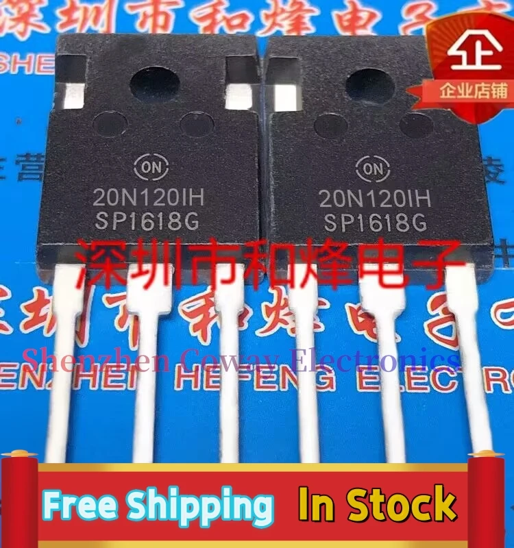 

10PCS-30PCS 20N120IH NGTB20N120IH TO-247 20A/1200V In Stock Fast Shipping