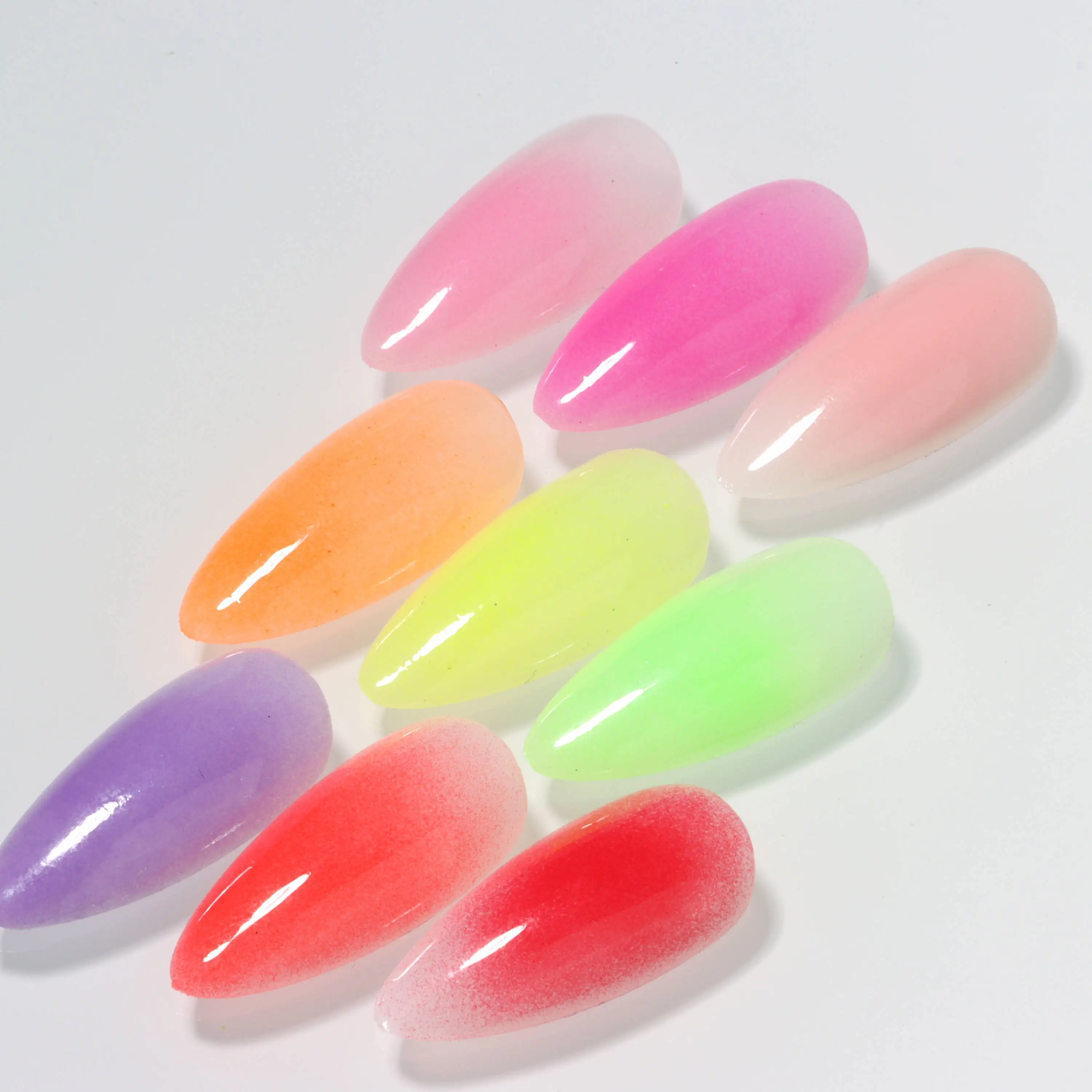 NEW HOT Quick Ombre spray for nails 12 color 5g with amazing gradient babyboomer effect nail art nail acrylic powder