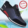 Four-Season Men's Casual Running Shoes Soft Bottom Breathable Microfiber Leather Fashionable Korean Style Comfortable Sneakers