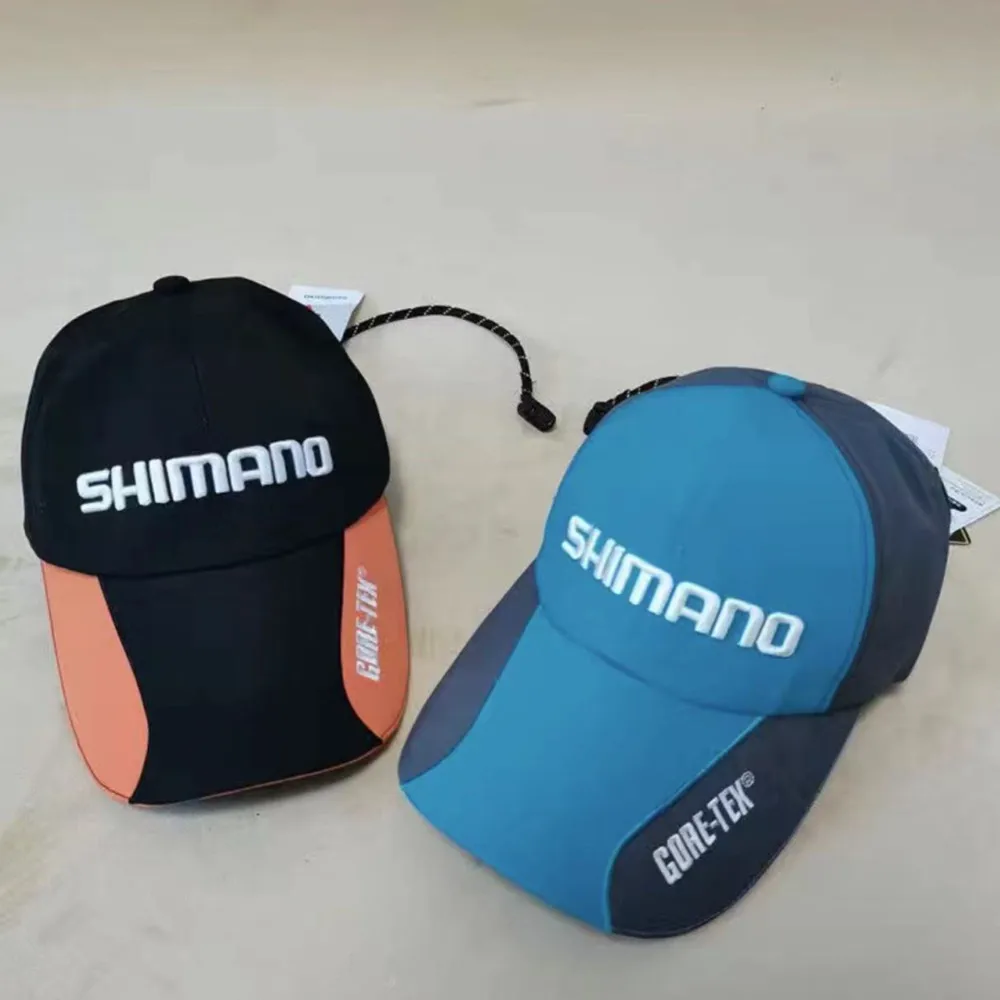 Original SHIMANO Men Adjustable Fishing Sunscreen Caps Sport