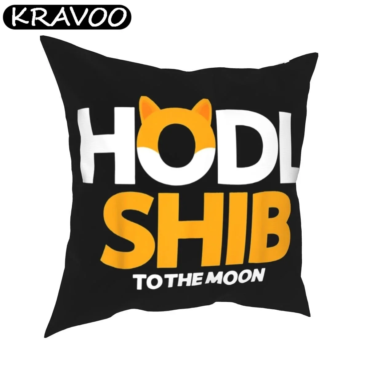 

Dogecoin Shiba Inu Coin Hodl Shib Gift Pillow Case Soft Polyester Cushion Cover Decorative Home Zippered 45x45cm Funda Cojin