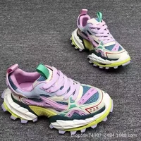 Baskets pour hommes, style Dad Sneakers rehaussées, en maille color block, décontractées à semelle épaisse 6