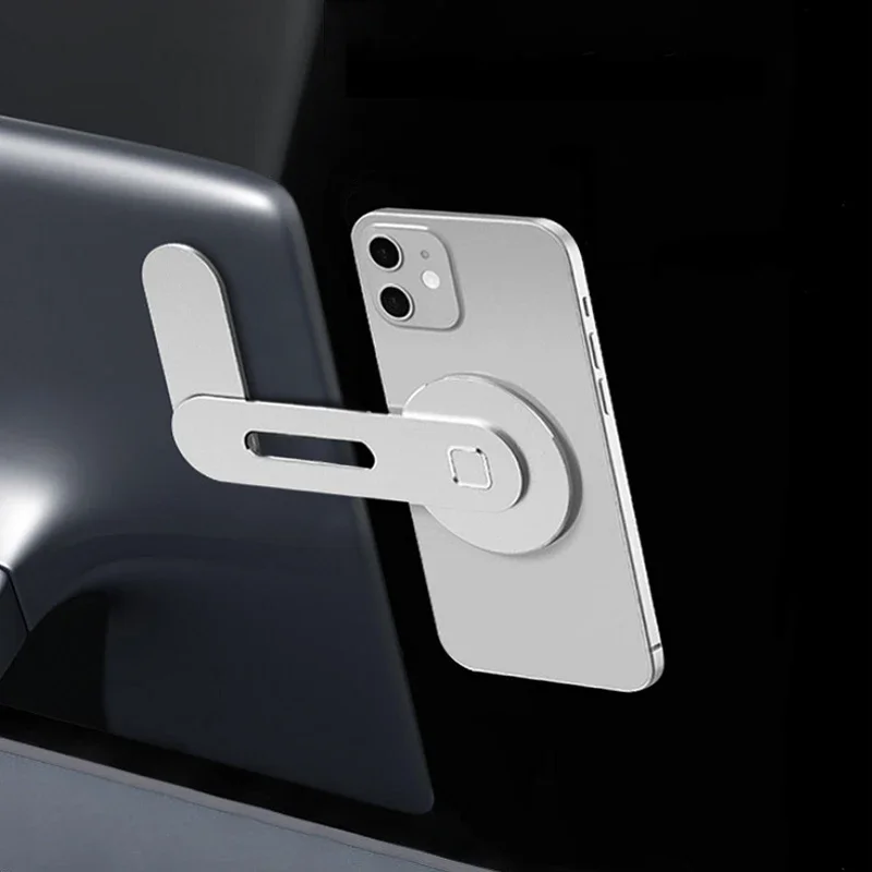 Magnetic Foldable Laptop Phone Holder - Slim Design
