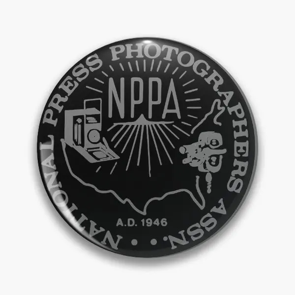 Nppa Old School Logo Essential T Shirt Soft Button Pin Spilla Da Donna Decor Gift Clothes Lover Funny Badge Collar Fashion