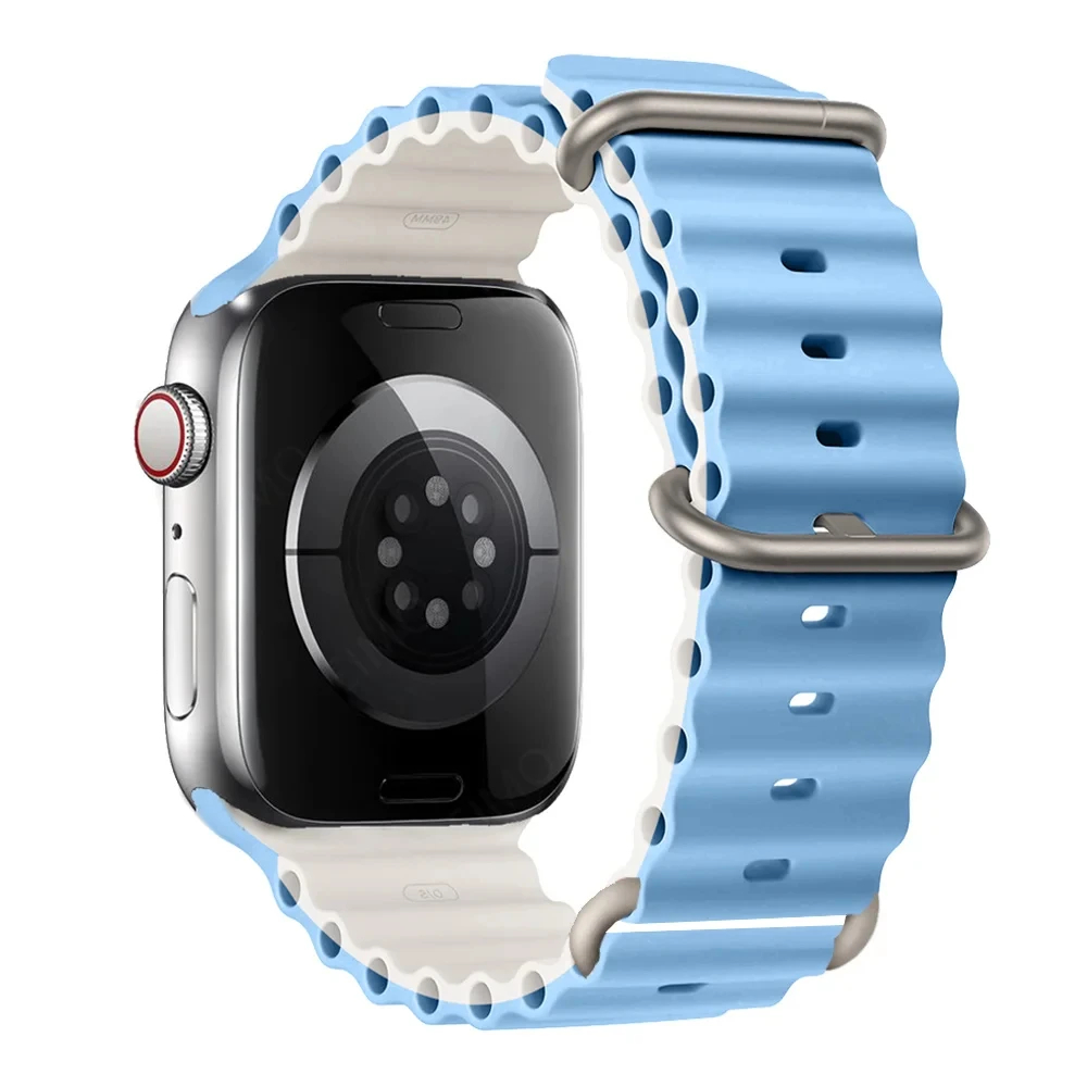 Versatile Silicone Bracelet for Apple Watch - Multiple Sizes