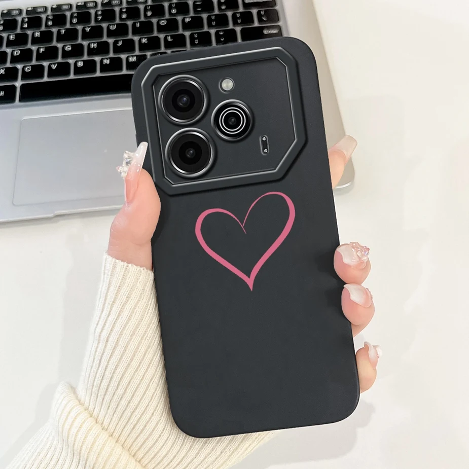 Tecno Pova 6 Pro Candy Painted Soft TPU Phone Case - New Fashion Bumper Cover