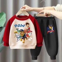 Children’s Spring Autumn Clothing Sets Boys Long Sleeved Sweatshirt and Sweatpant Two Piece Suit Kids Tracksuit Gift