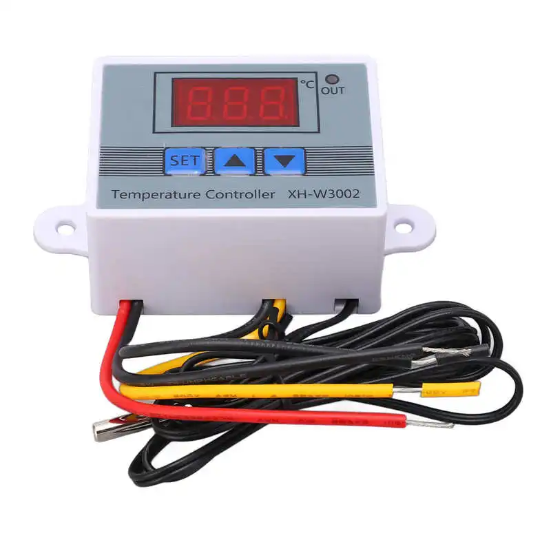 

Relay Output Digital Temperature Controller -55~120C Thermostat Regulator Heating Cooling Control Switch 10A 12V/24V/110-220V