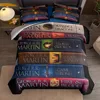 Song of ice and fire Book Duvet Cover Set without sheet King Queen Double Full Twin Single Size Bed Linen Set 1