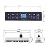 220V Black Massage Bathtub Controller SPA Bathtub Control Panel Digital Display Screen Thermostat Temperature Control Bluetooth 6