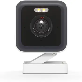 WYZE 와이파이 카메라 V3 Pro 2K 다채로운 야간 투시경, Edge Ai, 내장 스포트라이트 및 사이렌, Alexa Google 호환