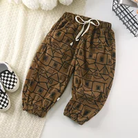 Children Pants 2023 Autumn Winter Trousers for Kids Thicken Boys Girls Joggers Korean Lantern Trouser Baby Sweatpants 1-8 3