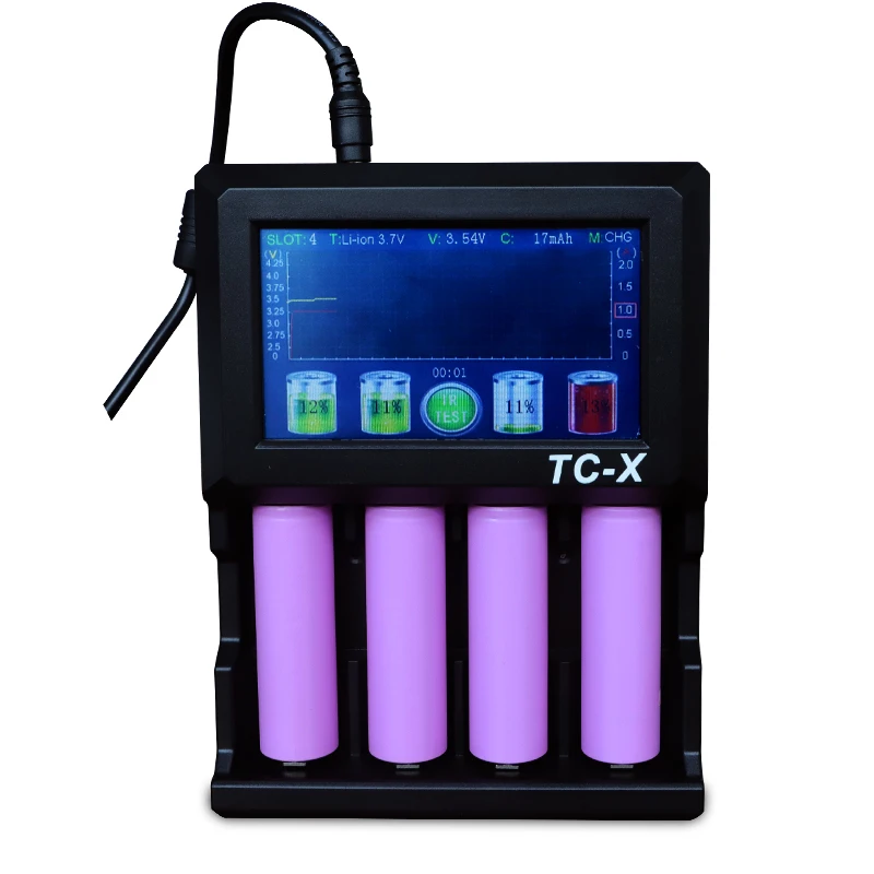 Intelligent battery analyzer and capacity discharge load internal