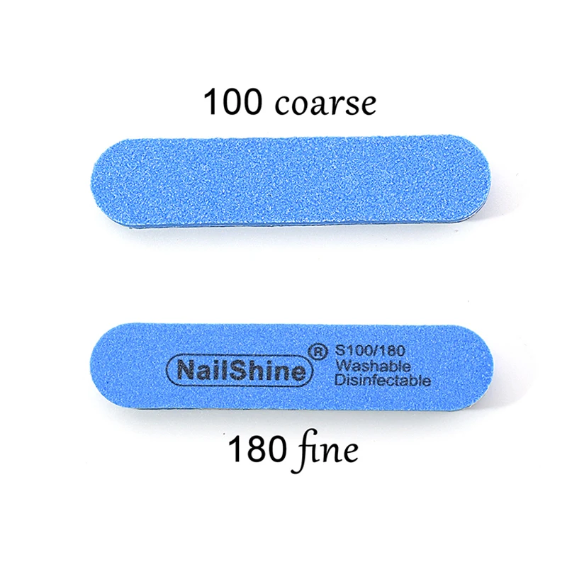 5/10Pcs Nail Manicure Tools Colorful Professional Sanding Files 100 180 Double-Sided Nail Sandpaper Buffer Polishing Accessories