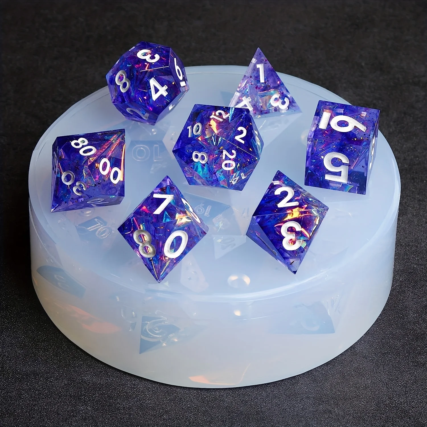Dice Molds For Resin 3d Polyhedral Dice Molds For Resin Casting Dnd Dice  Dragon And Dungeon Game Themed Design Silicone Mold For - Soap Molds -  AliExpress