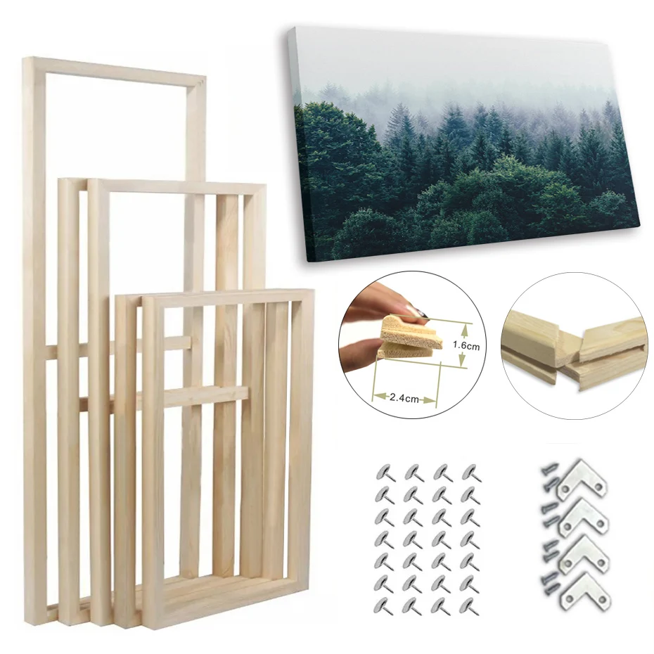 DIY Wooden Canvas Frame Kit 1