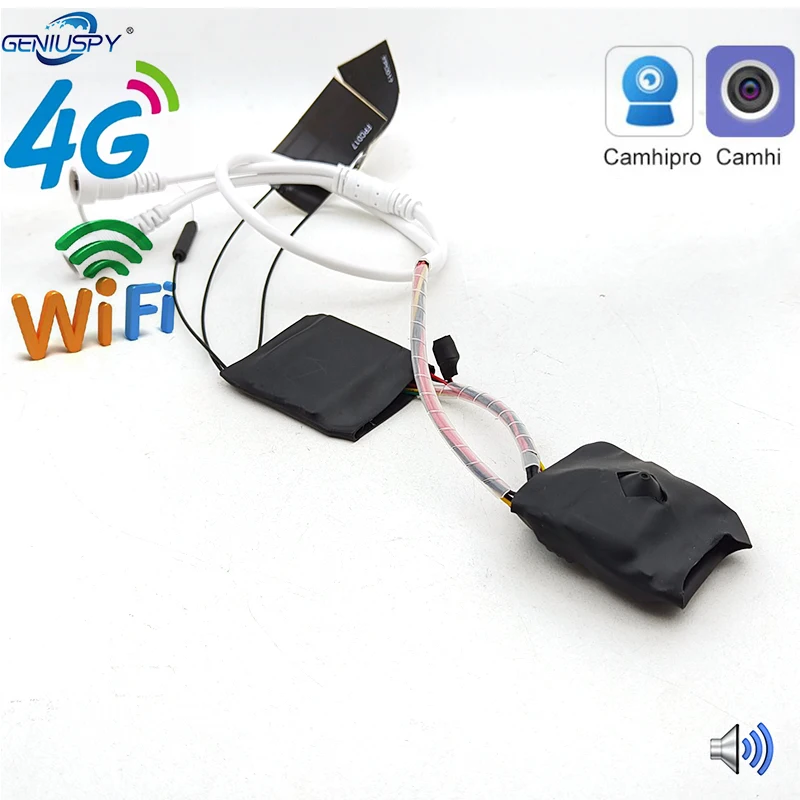 Mini 4G Wifi Pin Hole Camera Cctv P2P Audio 3G 4G Sim Camera Module Chip Board 4G Wireless Ip Camera P2P Per Interni Camhipro