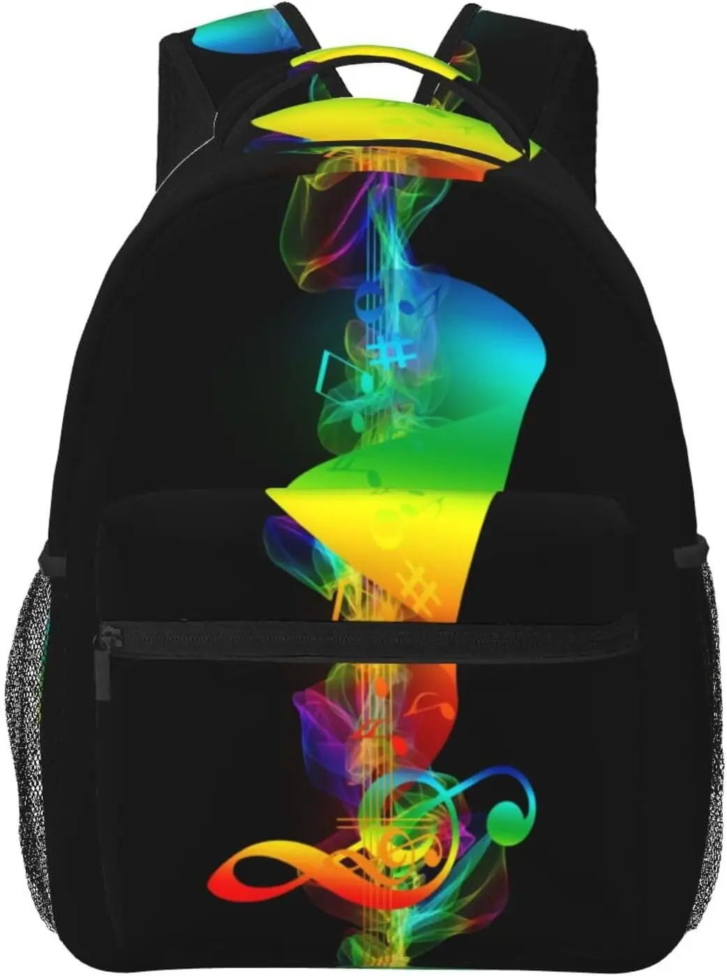 Zaino Grande Capacità Con Stampa Musicale Per Laptop 15 Pollici – Impermeabile, Morbido, Unisex