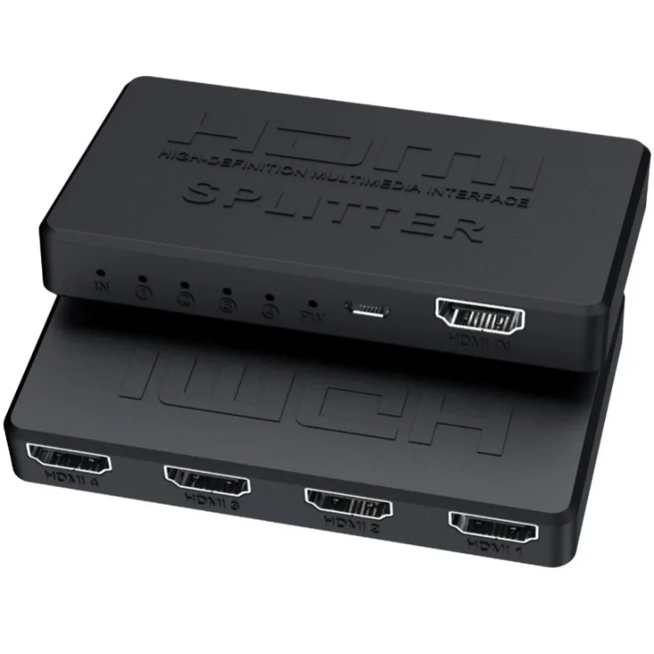 4x1 HDMI-compatible Video Switcher HD 4K HDMI Splitter 1 in 4 out HDMI Switch 2x