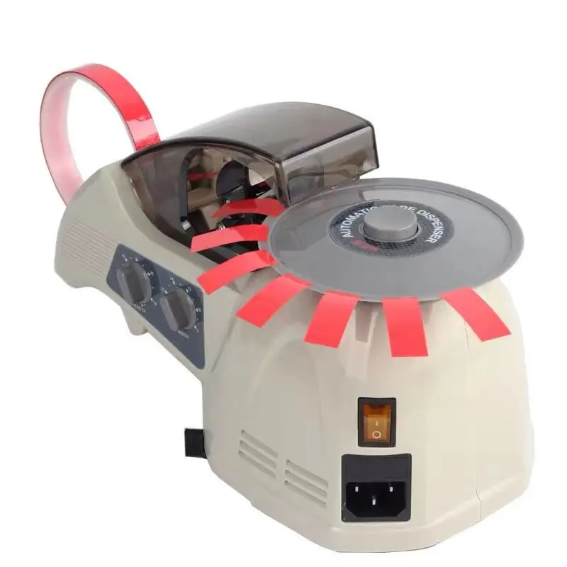 AutomaticElectricTapeDispenserAdhesiveCutterPackagingMachineRT