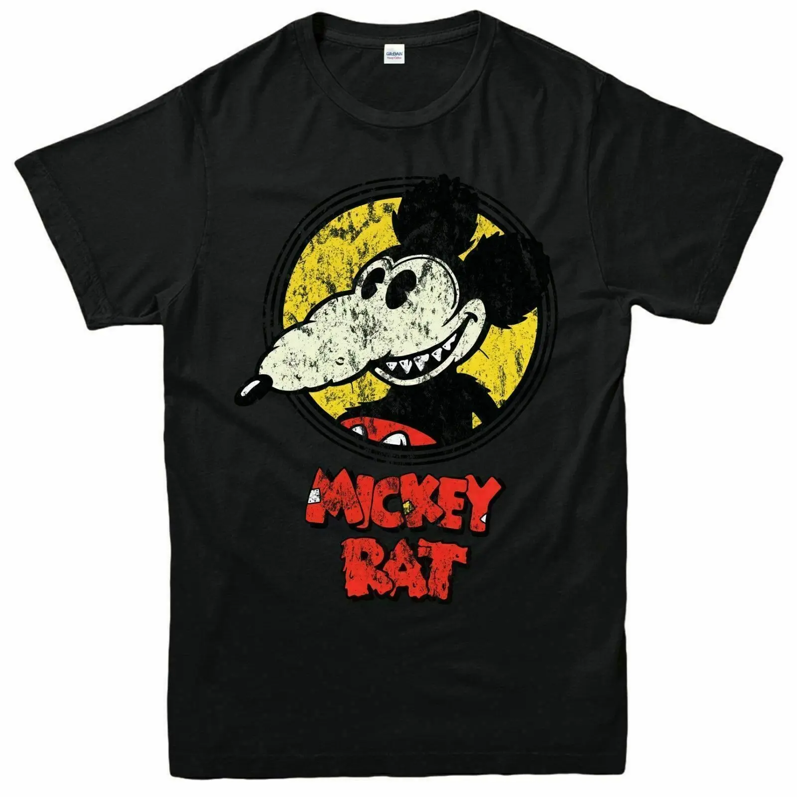 Mickey Rat T-Shirt Mouse Hunt Top Mouse Punk Ratatouille